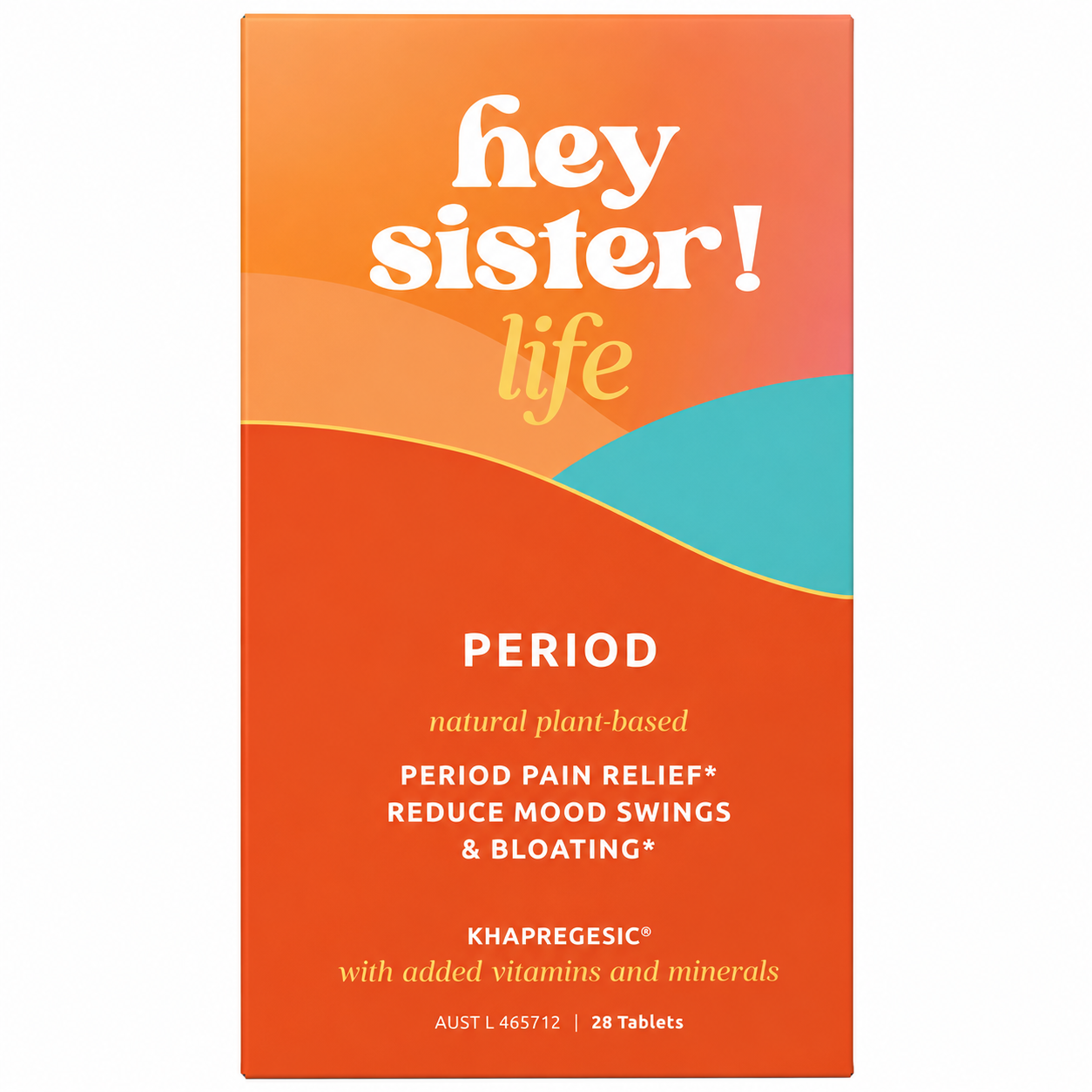 Hey Sister Life Period supplement for menstrual wellbeing and cycle support