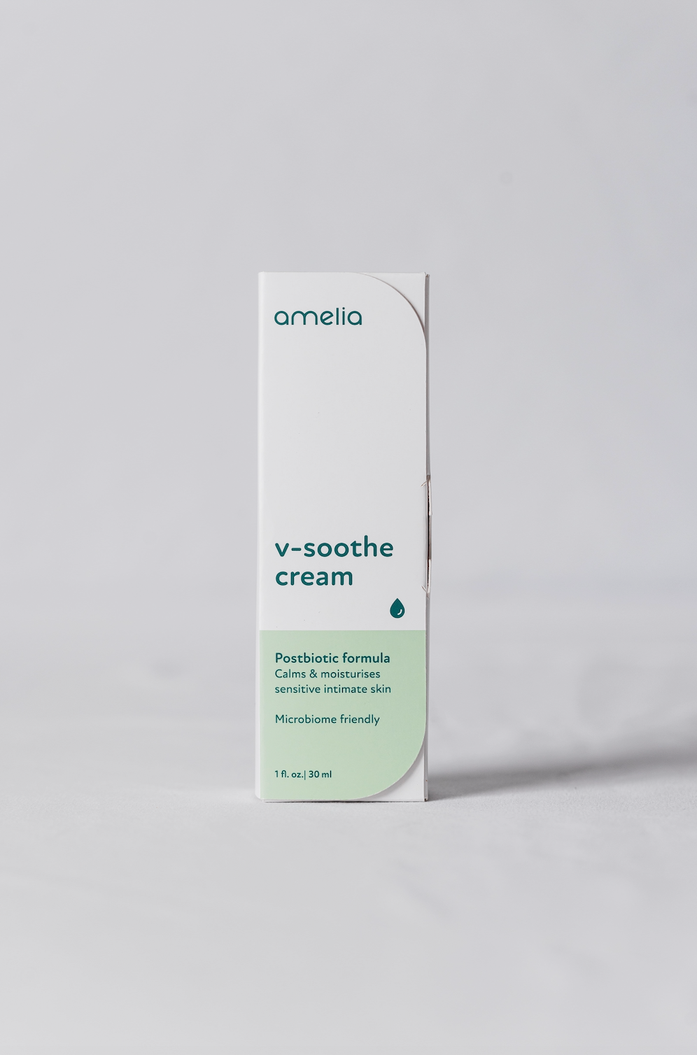 Amelia Bio V-Soothe cream designed for vaginal dryness support