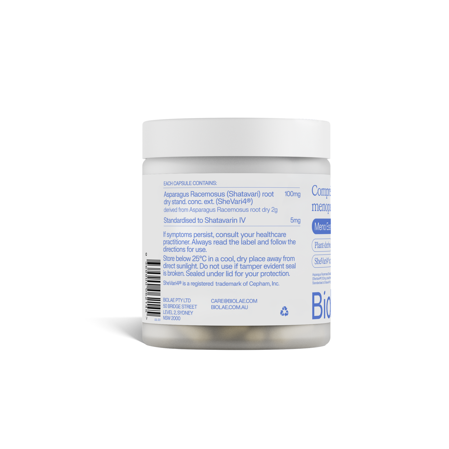 Biolae Meno Essential™ - Comprehensive peri + menopause relief