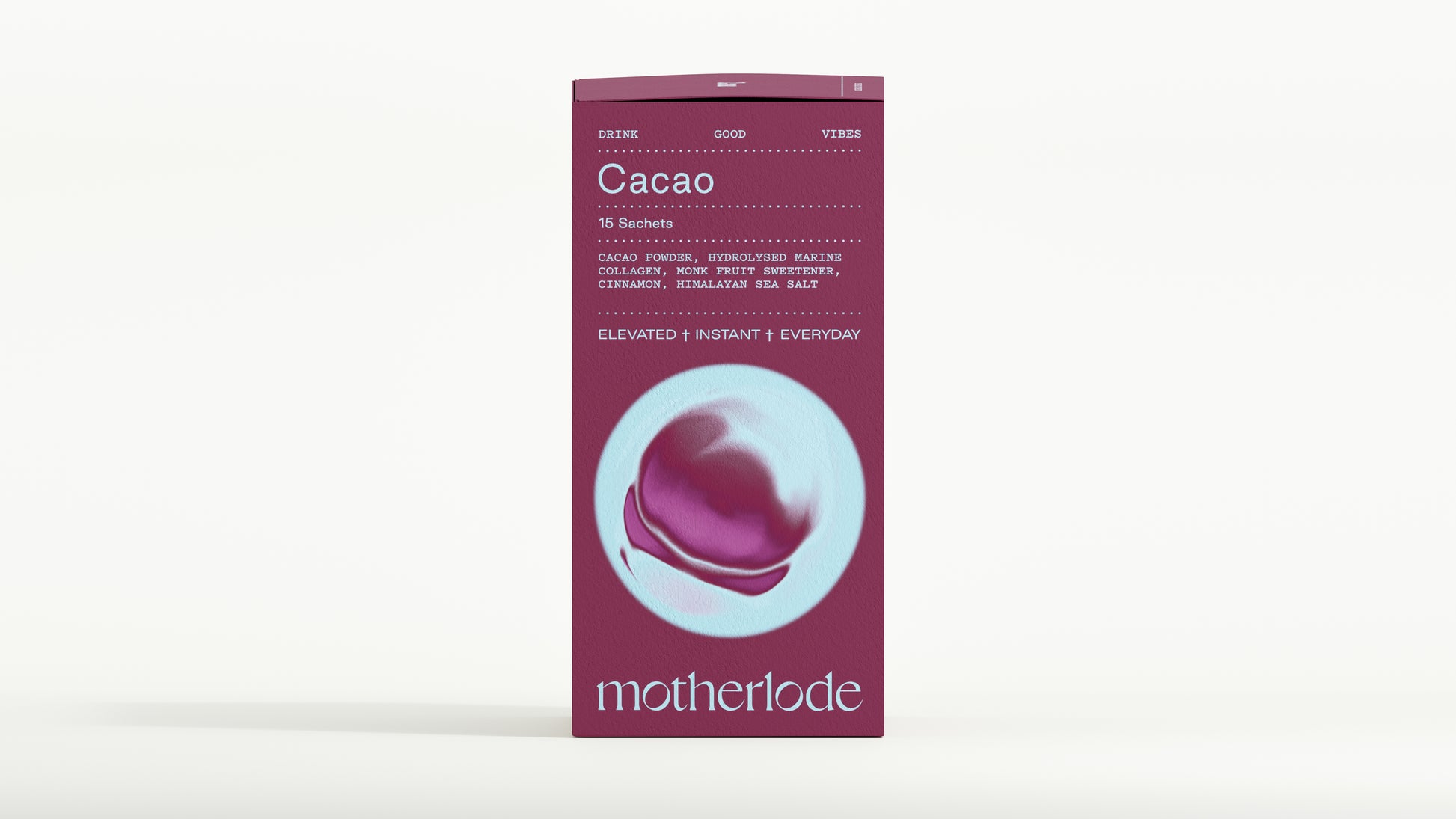 Motherlode Cacao wellness drink sachets for daily rituals