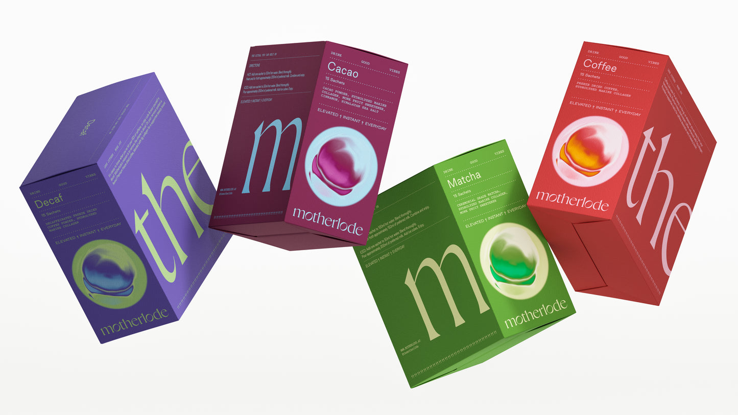 Motherlode Cacao collagen cacao beverage sachets