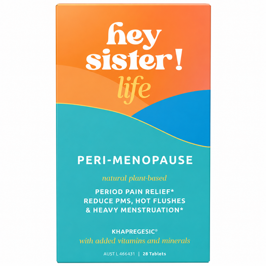 Hey Sister Life Perimenopause supplement for women navigating hormonal changes