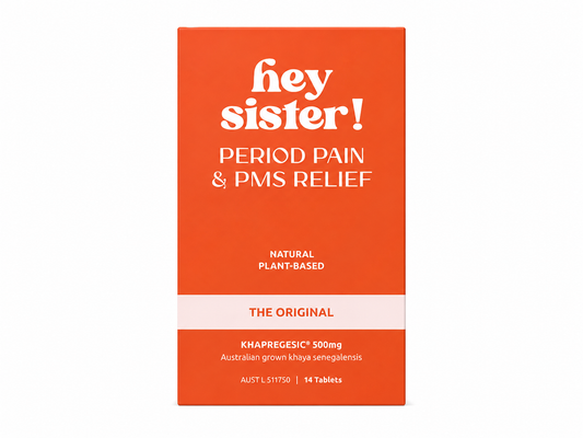 Hey Sister OG Period supplement for menstrual wellbeing and monthly cycle support