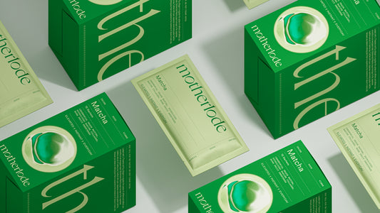 Motherlode Matcha ceremonial grade matcha blend with collagen