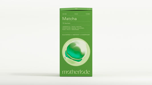 Motherlode Matcha sachets for daily matcha rituals