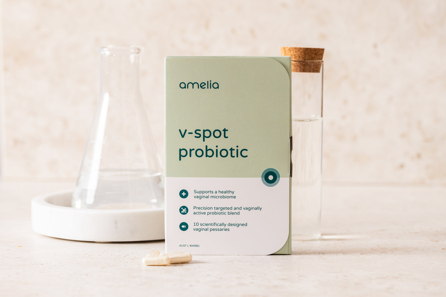 Vaginal probiotic suppository designed to support healthy vaginal flora balance